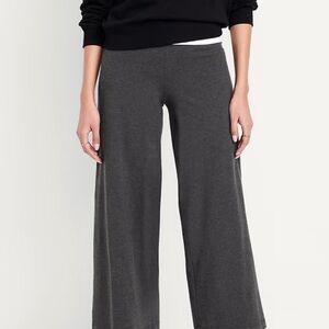 Old Navy Charcoal Wide-Leg Pants
